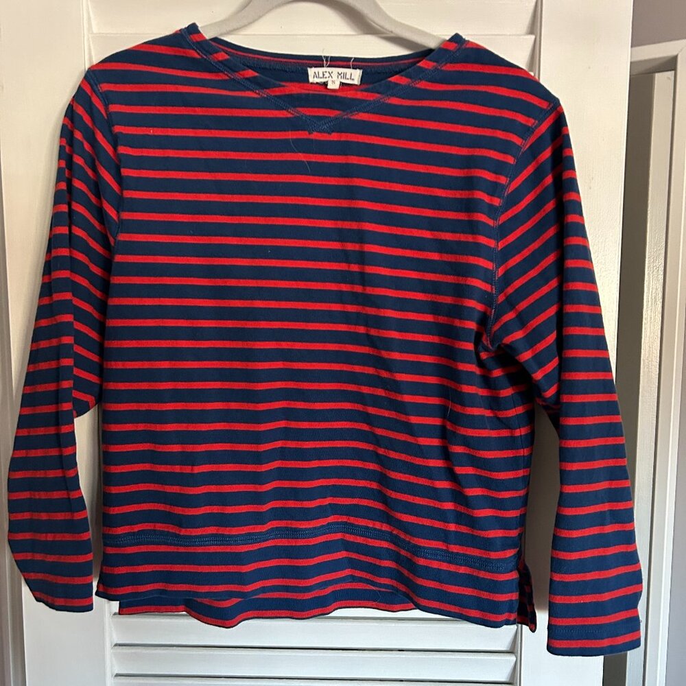 W's Alex Mill Size S Lakeside Striped Tee